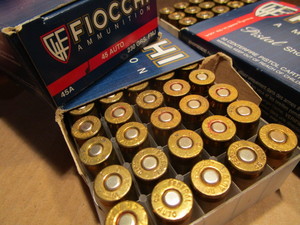 lot 193 image: Reloaded ammo 45 Auto 230gr, three...