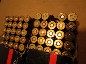 lot 197 image: Reloaded ammo 45 Auto 230gr, three...