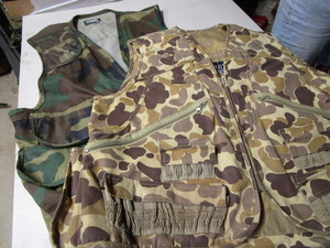 lot 209 image: Shooting vests, one marked L...