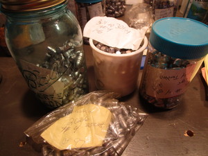 lot 216 image: Lead bullets, approx 19lbs...