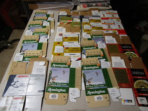 lot 232 image: Paper ammo boxes, 24...