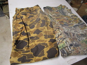 lot 235 image: Camo pants, 40W and 42W...
