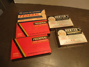 lot 229 image: Paper shell boxes, 30-06 Federal & ...