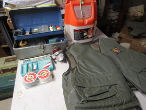 lot 248 image: Union Steel tackle box, tackle, Pla...