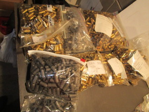 lot 269 image: Brass, 45 cal, approx30lbs...