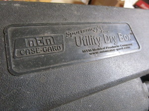 lot 294 image: Sportsmens utility dry box...