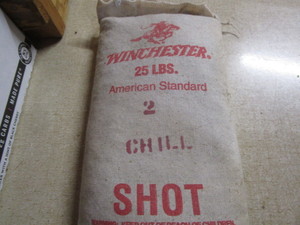 lot 296 image: Winchester shot, 25lbs of #2...