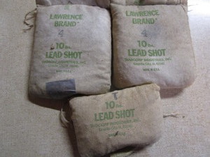 lot 298 image: Lawrence Magnum shot, two 10lbs of ...