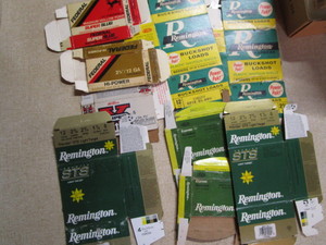 lot 300 image: Paper ammo boxes...