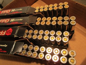 lot 342 image: Ammo reloads, 223cal, four boxes, 8...
