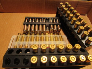 lot 344 image: Ammo reloads, 223cal, 55 rds...