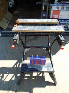 Black & Decker work mate 225 folding work vise. Nice used condition. As shown.