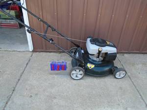 Yard Man push mower. Lightly used. Kohler motor. Tested & works. As shown.
