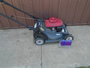 Honda HRB217 personal pace 6.5 hp mower. I used for about 10 min. As shown.