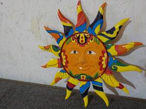Colorful Metal Sun 13 diameter...