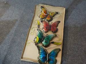 Metal Butterfly Wall Dcor 19 x 10...