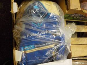 Blue Adult Dog Food ripped bag but...