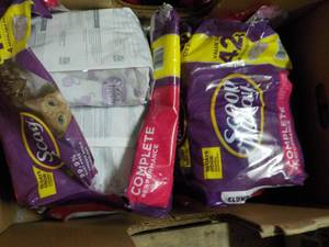 Box of Scoop Away Cat Litter...