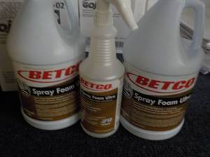 2 Gallon Jugs BETCO Spray Foam Ultr...