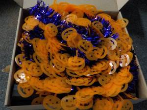 5 ft Pumpkin Sequin Halloween Tree...
