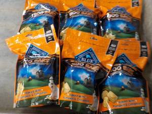 6 - 11 oz Bags Blue Boo Bars Dog Bi...