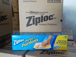 Case of 12 Boxes Ziploc Perfect Por...