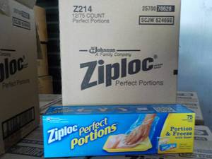 Case of 12 Boxes Ziploc Perfect Por...
