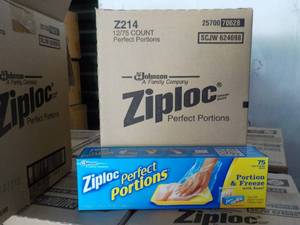 Case of 12 Boxes Ziploc Perfect Por...