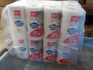 48 Rolls White Cloud 3 Ply Toilet T...