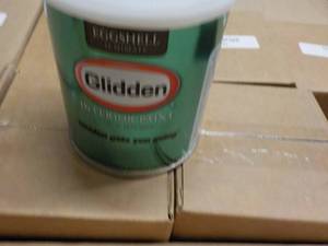 24 qts Glidden Eggshell Paint- Nava...