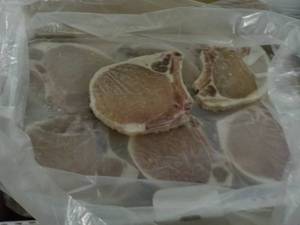 10 lb. Box Frozen Bone In Pork Chop...