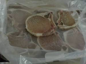 10 lb. Box Frozen Bone In Pork Chop...