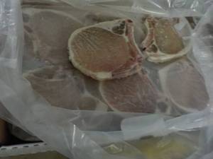 10 lb. Box Frozen Bone In Pork Chop...