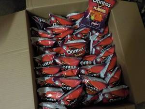 Case of Doritos Flamas Chips...