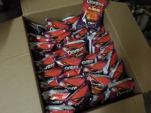 Case of Doritos Flamas Chips...