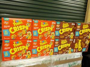 8 Boxes Post Crisps - 4 each Fruity...