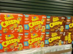 8 Boxes Post Crisps - 4 each Fruity...