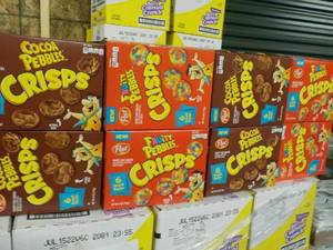 8 Boxes Post Crisps - 4 each Fruity...