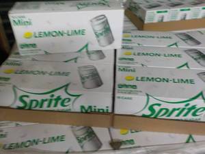 6 - 10 packs Sprite Lemon Lime Mini...
