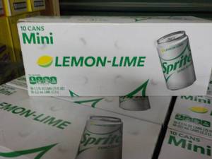 6 - 10 packs Sprite Lemon Lime Mini...