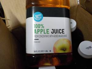 Case of 8 Happy Belly 64 oz Jugs Ap...