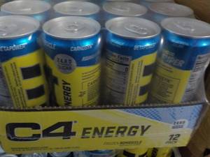 12 Pack C4 Energy Drink Zero Sugar...