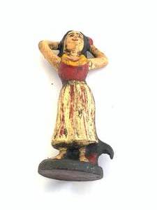 lot 19 image: Cast Iron Hula Girl Bottle Opener 4  Inch Tall