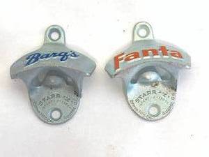 lot 24 image: Fanta & Barqs Aluminum Bottle Openers