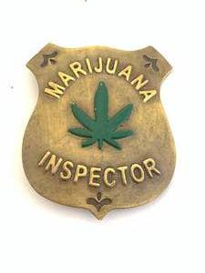 lot 25 image: Marijuana Inspector Badge