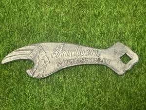 lot 28 image: Indian Motorcycle Aluminum Bottle Opener 5 Inch Long