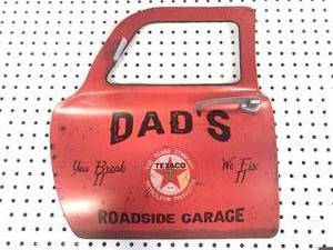 lot 32 image: Garage Metal Truck Door 18 Inch Long
