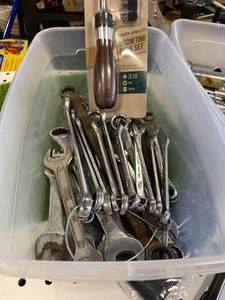 lot 69 image: Bucket Of Wrenches