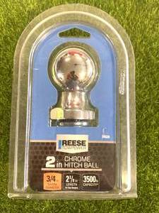 lot 75 image: 2 Inch Chrome Ball Hitch