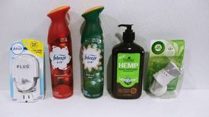 New Febreeze Air Fresheners, Wall Plugs and Malibu Hemp Body Lotion